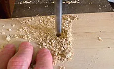 Taladrar para el potenciómetros de control