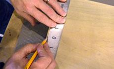 Mark the centerline