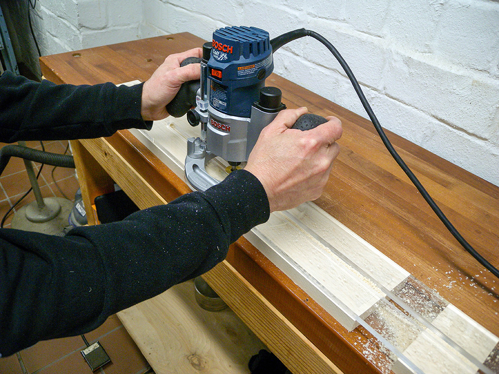 Instrucciones de plantilla de fresado de varilla de alma