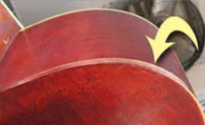 Seque la capa de calota antes de