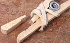 Foto: abrazadera rota