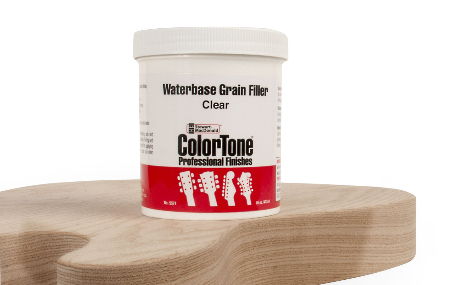 Instrucciones para Grain Filler transparente ColorTone