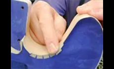 Encintado del borde de arce expuesto