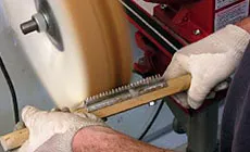 Uso de un desprendimiento de rueda