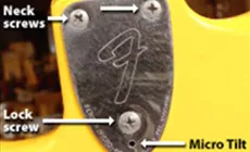 Microajuste de cuello inclinable