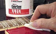 Pulido del acabado Les Paul