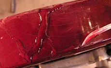 Relleno de gotas de epoxi