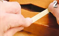 Foto: lijado de tiras