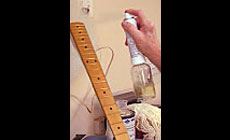 Photo: spraying with Preval