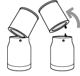 Llenado de la pistola de pulverización