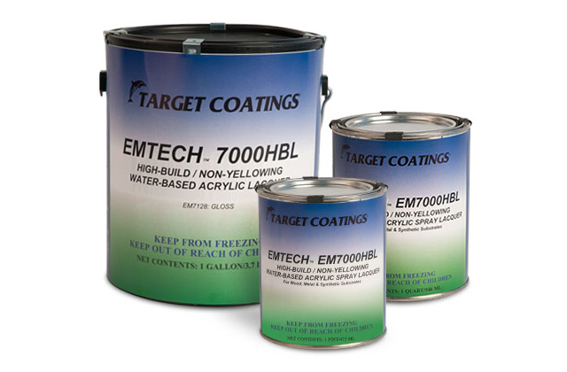 Instrucciones de laca de pulverización con base de al agua Target