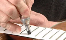 Entintado de los trastes