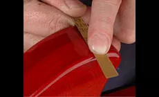 Foto: lijado de tiras