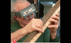 Checking the fingerboard surface