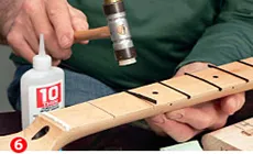 Instalación de tiras de binding