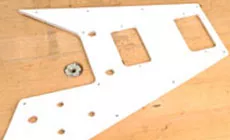 Plantilla de protector de recogida terminada