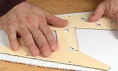 Material de plantilla de protección