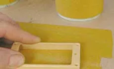 Lijado del anillo de montaje