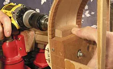 Perforación del lado de la guitarra 