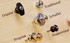 Variedad de botones de correa