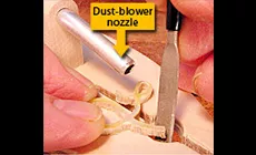 Uso de una lima de aguja