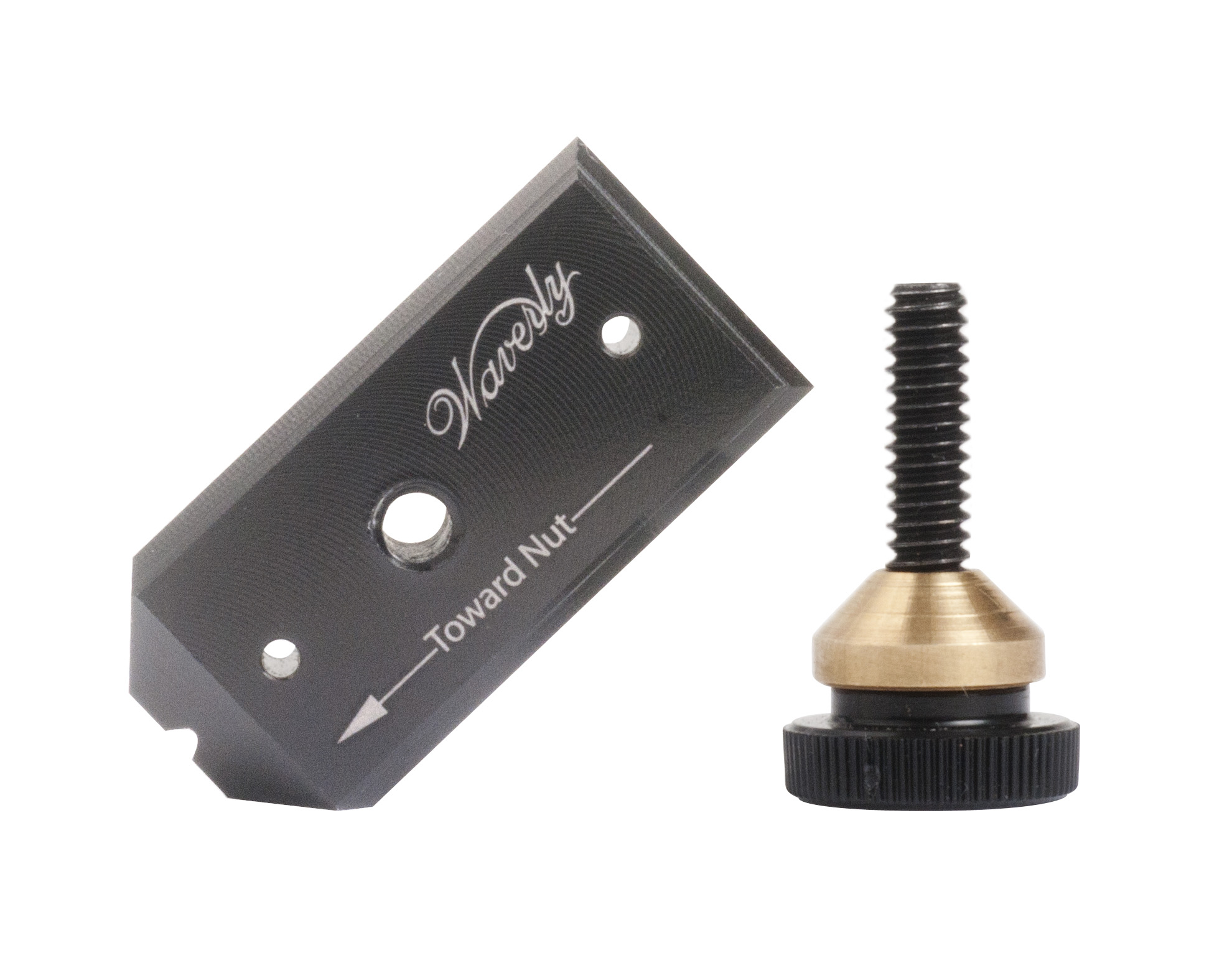 Instrucciones para la plantilla de taladro Waverly Tuner