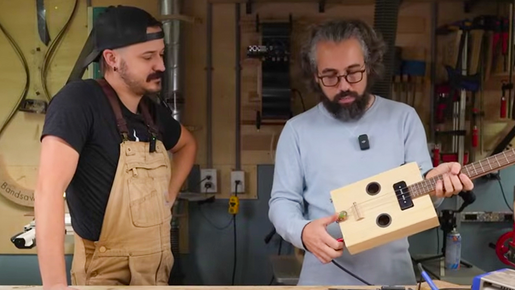 Driftwood Guitars construye el kit de guitarra StewMac Cigar Box