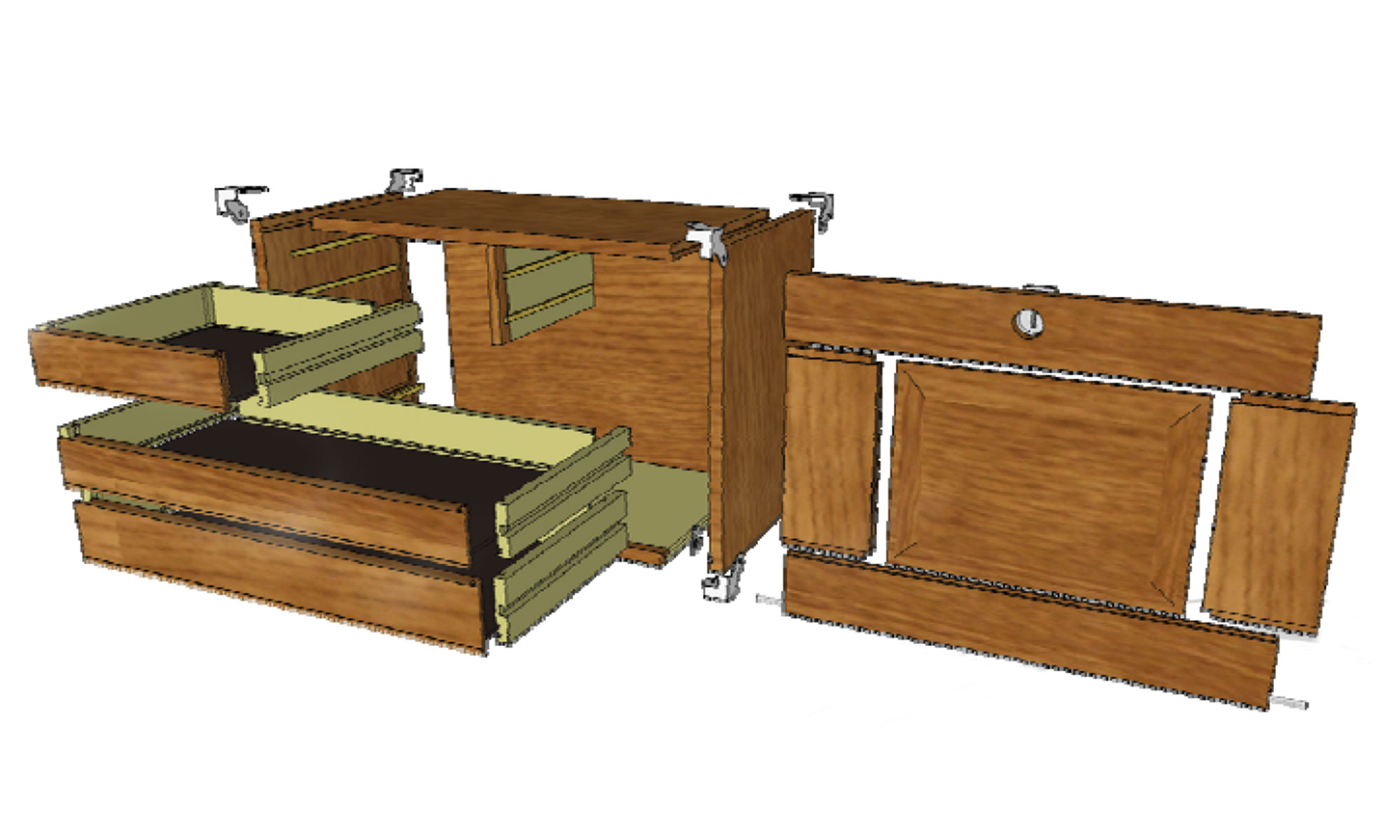 Instrucciones para el kit de cofre Gerstner Tool