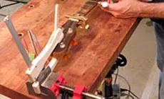 Aire seco - Torno de banco de sujeción