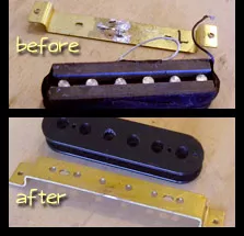 Foto: placa base perforada