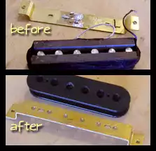 Foto: placa base perforada