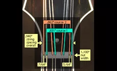 Foto: espaciado entre mandolinas Red Diamond