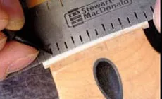 Foto: Regla de espaciado de cadena