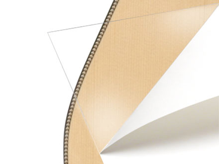 Material Pickguard transparente autoadhesivo