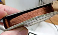 Bobina recién enrollada