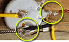 Juntas de soldadura rotas