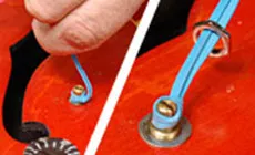 Las bandas de goma vuelven a su posición