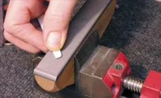 Archivado de los extremos del silleta puente