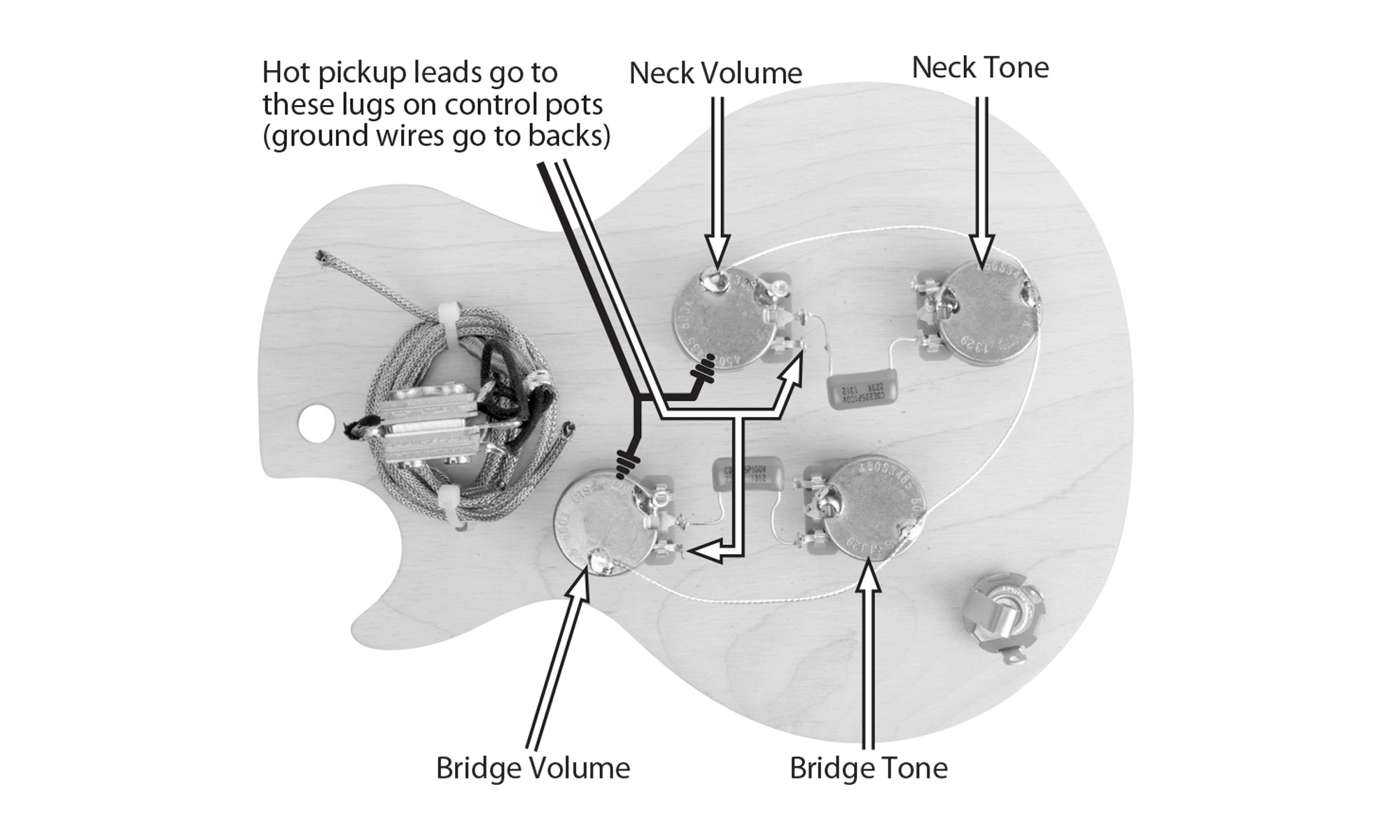 Golden Age Kit Precableado vioa Gibson&reg; Les Paul&reg;