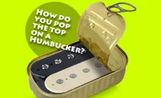 ¿Cómo abres un humbucker?