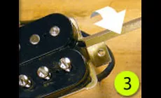 Foto: extracción del imán del humbucker