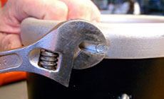 Glue pot thermostat