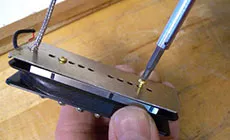 Placa posterior del tornillo