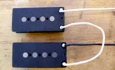 P-Bass cableado de pastilla