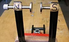 Dos imanes potentes