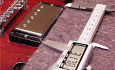 Medición del anillo de montaje del pastilla 