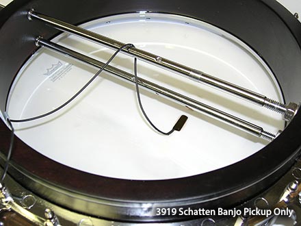 Instrucciones de instalación de la pastilla Schatten Banjo