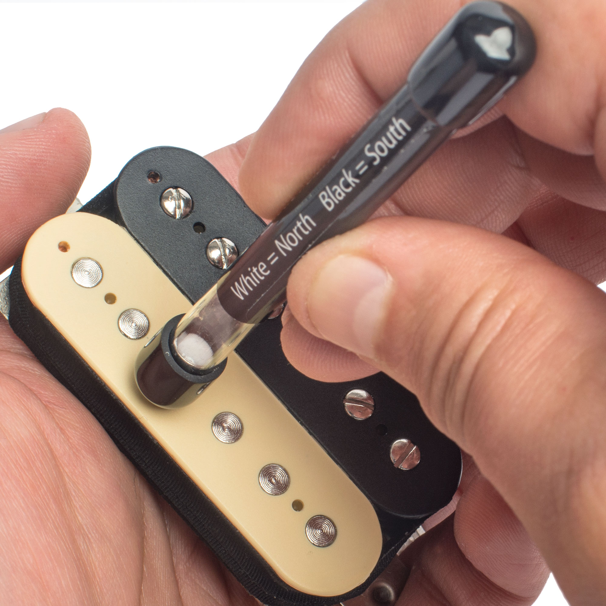 Instrucciones del comprobador de polaridad de imán Schatten