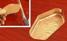 apantallado de lámina de cobre