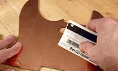 Protección Pickguard con tarjeta